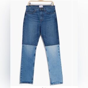 NWT FRAME the Fashion Patchwork jeans size 28